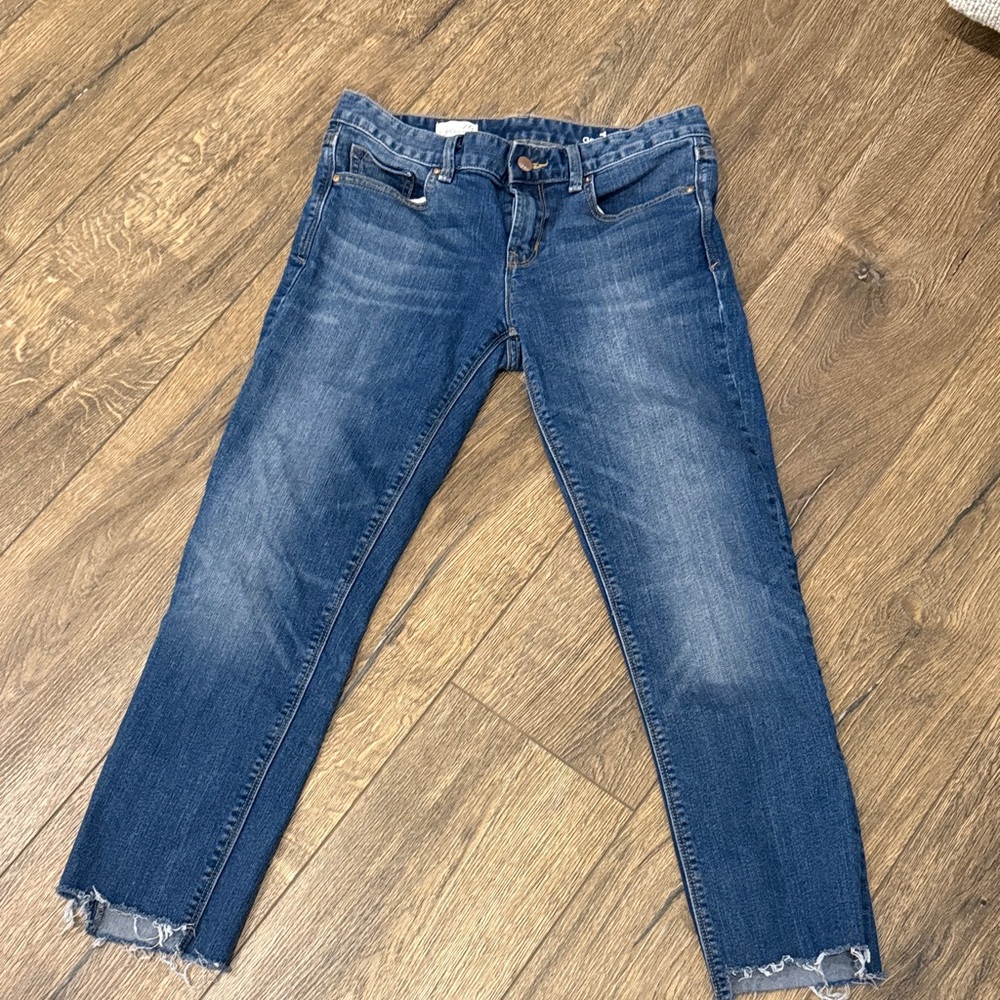 GAP Women's Cropped Blue Jeans